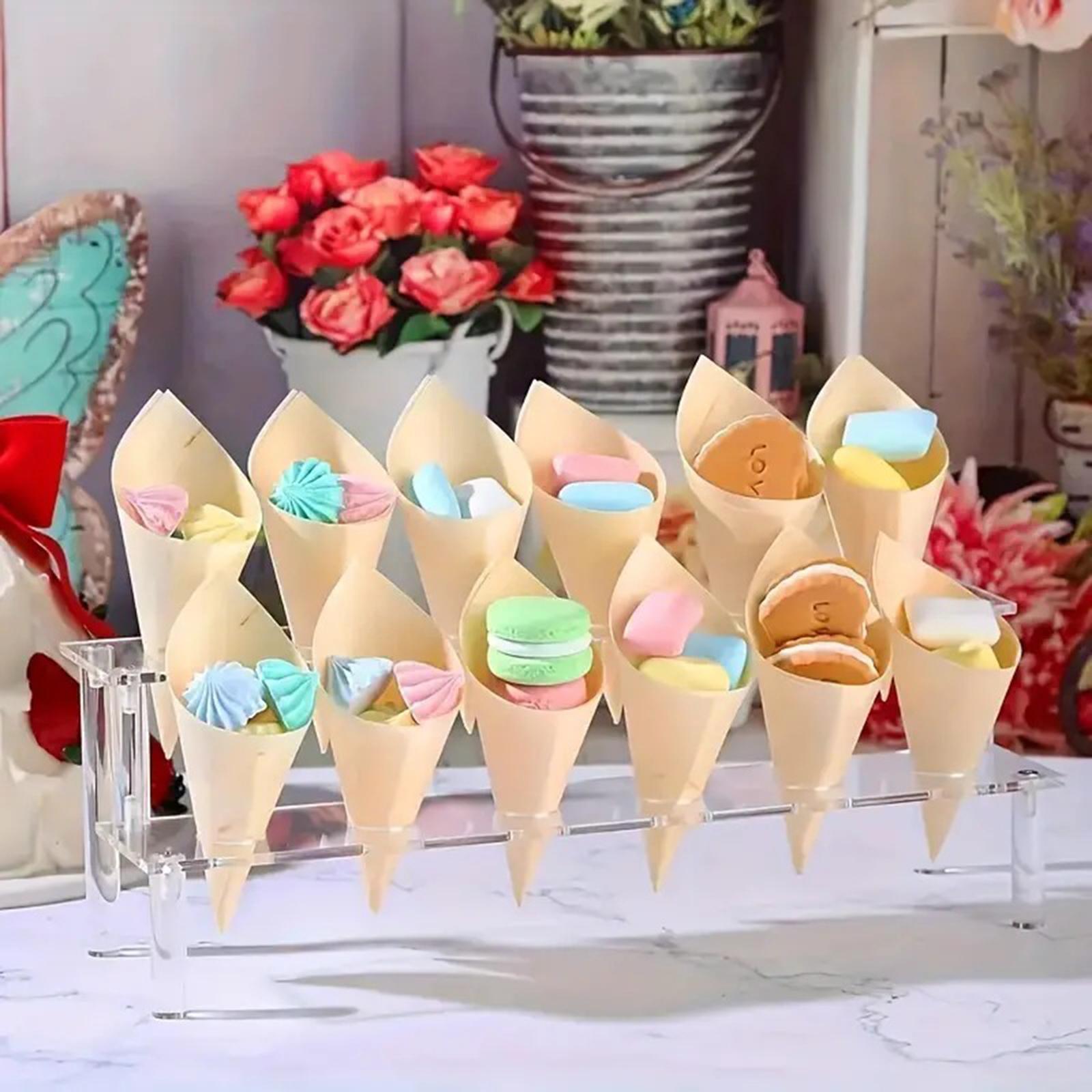 Baby Food Catering - Ice Cream Cone Holder Snack Tray