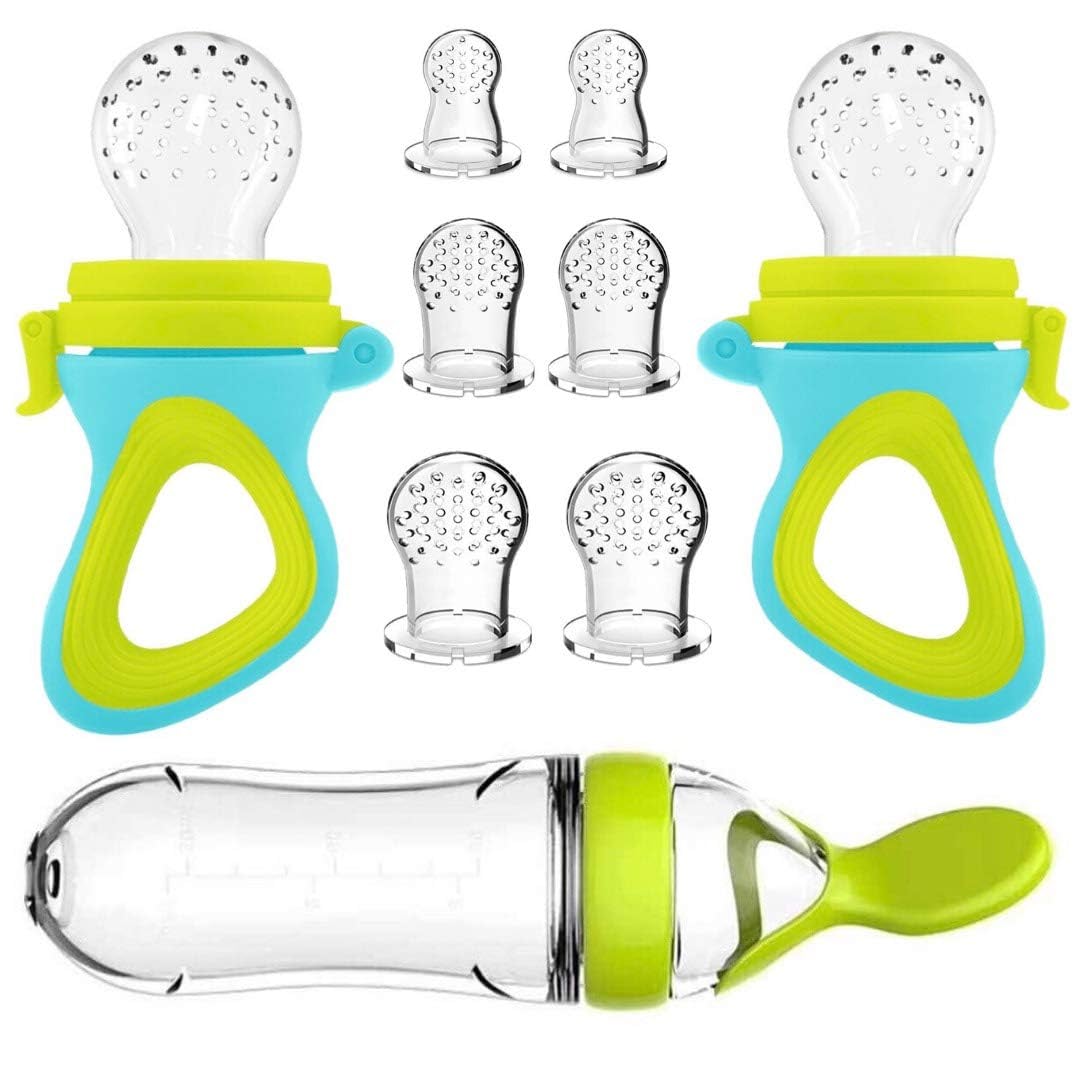Baby Food Bites - Squeezing Feeding Bottle Cup Silicone Newborn