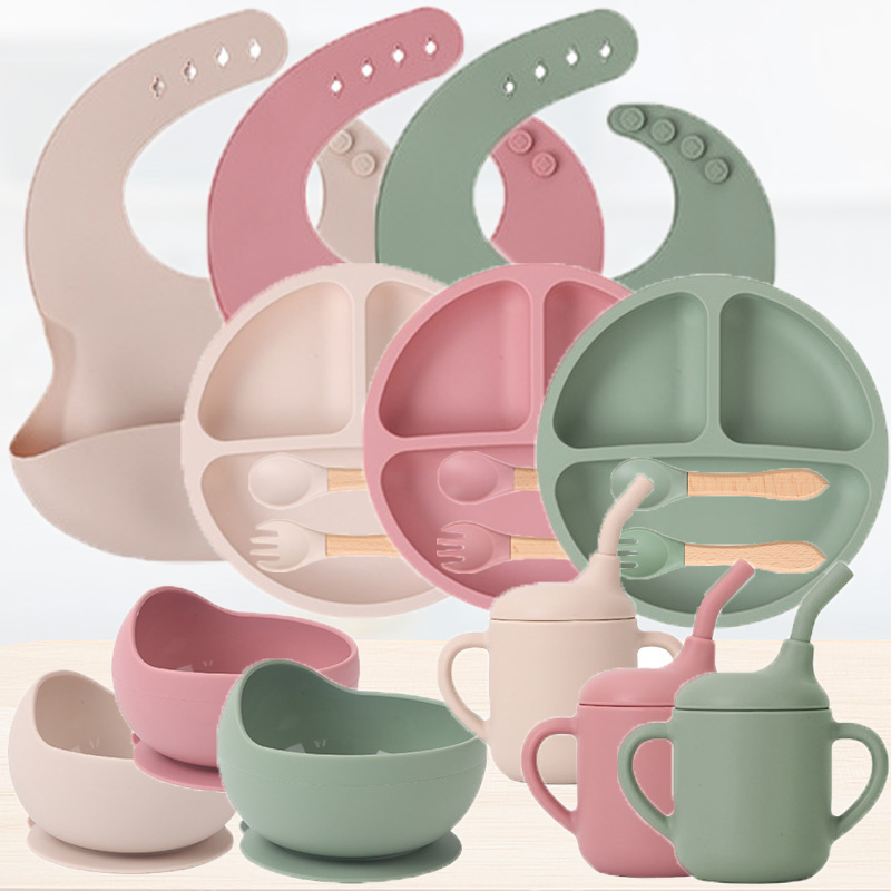Baby Food Bites - Children's silicone tableware set Baby Complementary