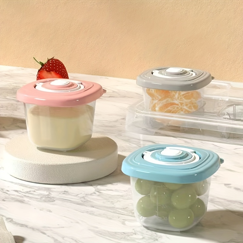 Baby Food On The Go - 6pcs Sealed Lid Portable Baby Food
