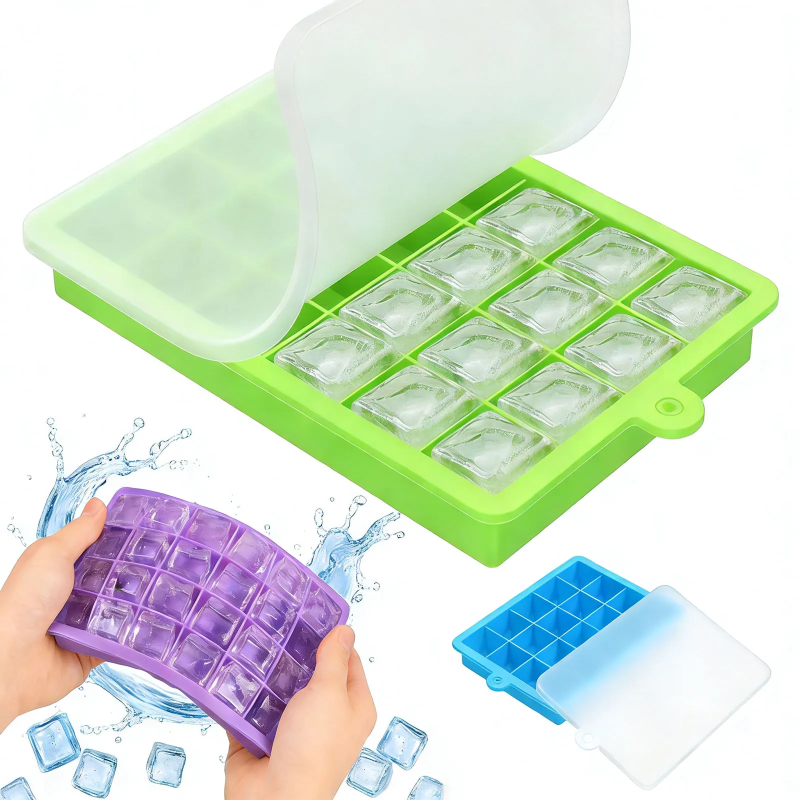 Baby Food Jelly - Silicone Ice Cube Tray Easy Release