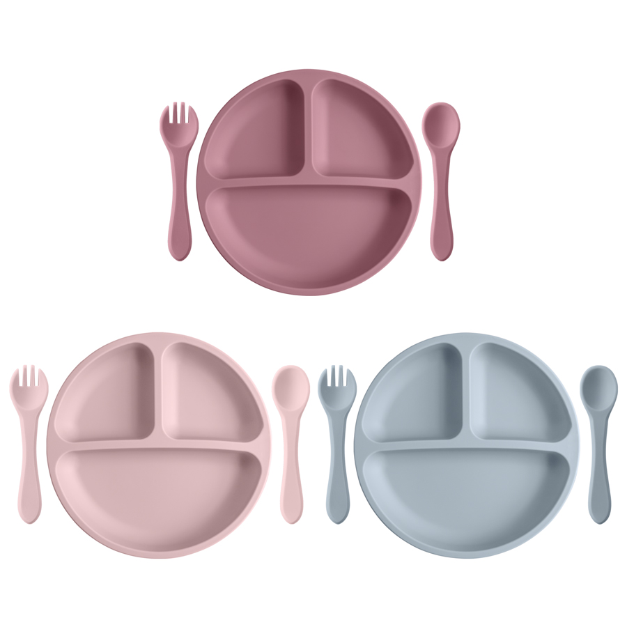 Baby Food Bites - 3PCS Children's Tableware Set Baby Eating