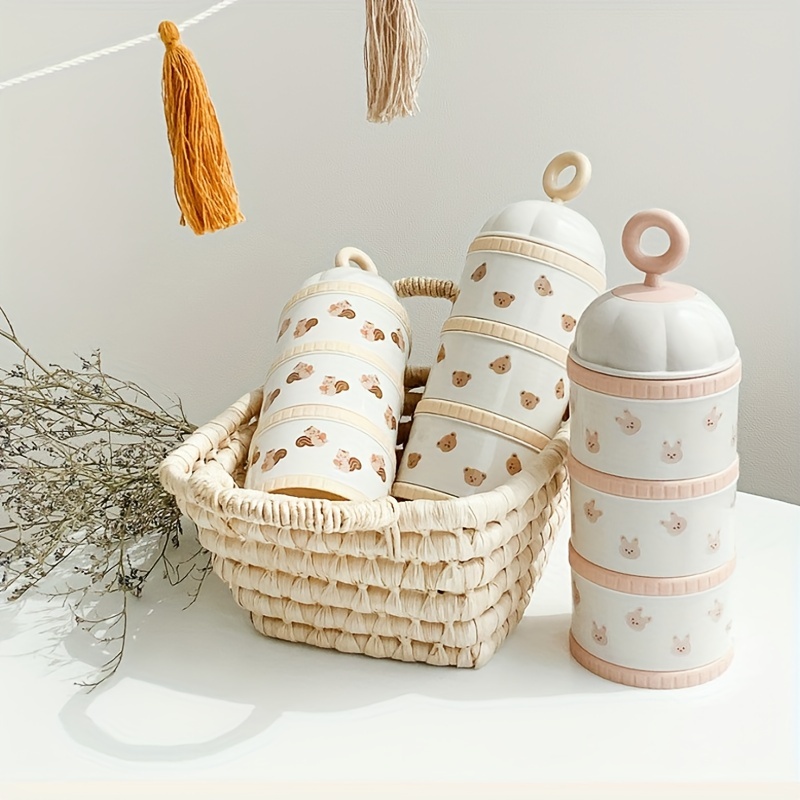 Baby Food On The Go - 3 Layers Baby Milk Powder Dispenser