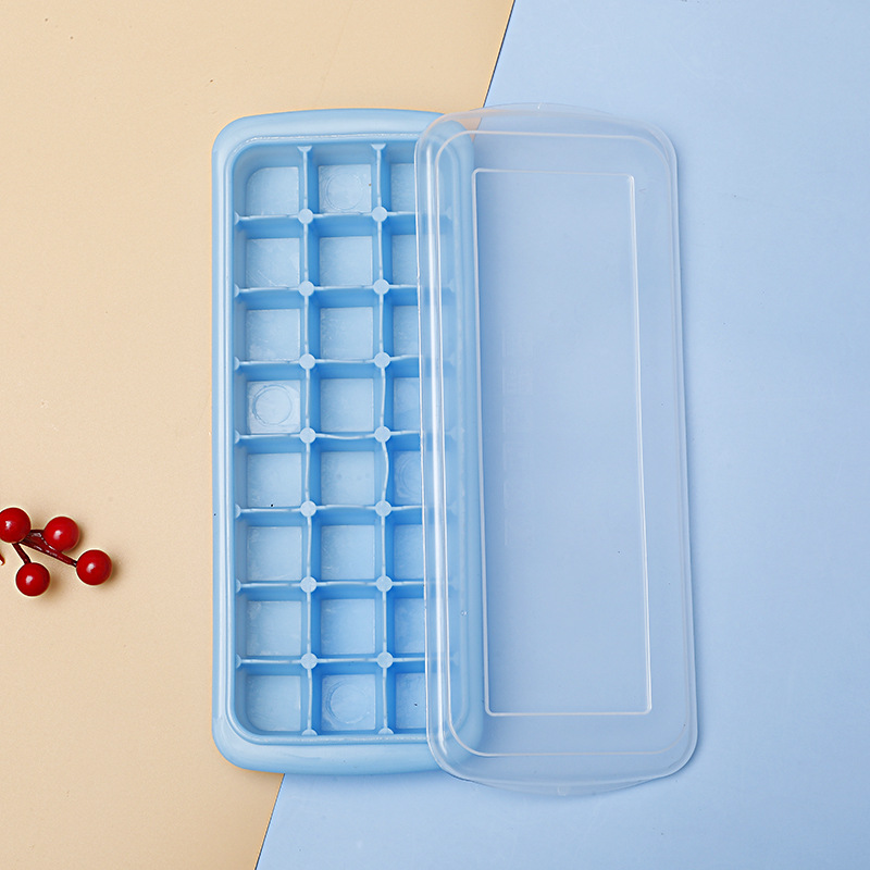 Baby Food Jelly - Silicone Ice Cubes Tray with Lid