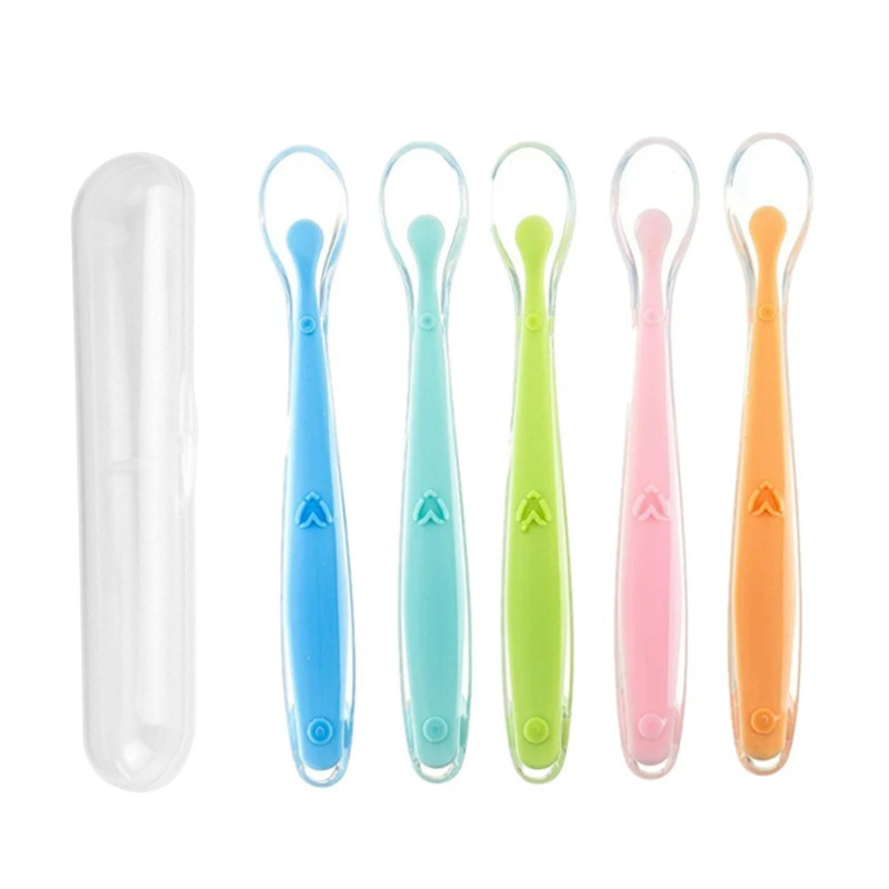Baby Food Bites - BPA Free Baby Silicone Spoons First