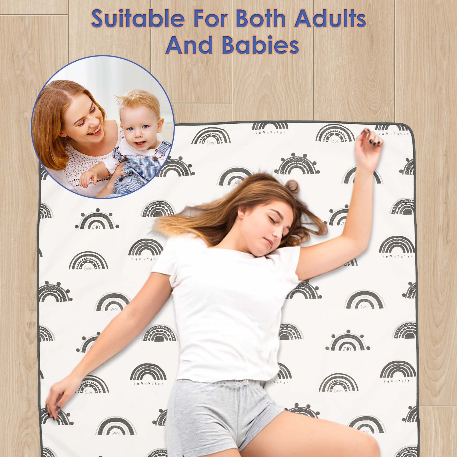 Baby Splat Mat Anti Slip High  - đánh giá và giá Highchair Splash Mat
