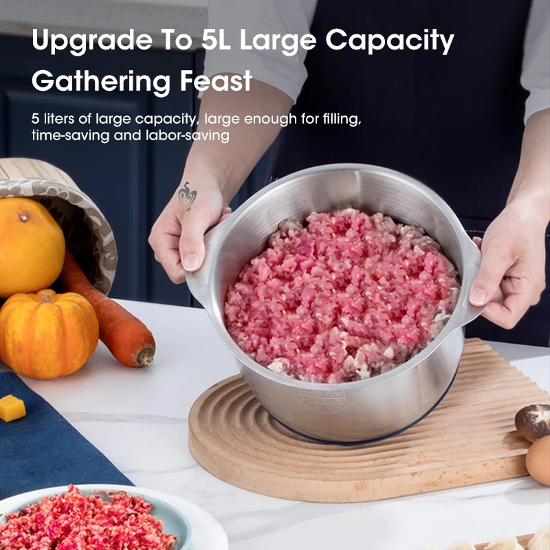 5L Electric Meat Grinders 304  - đánh giá và giá Baby Food Vegetable