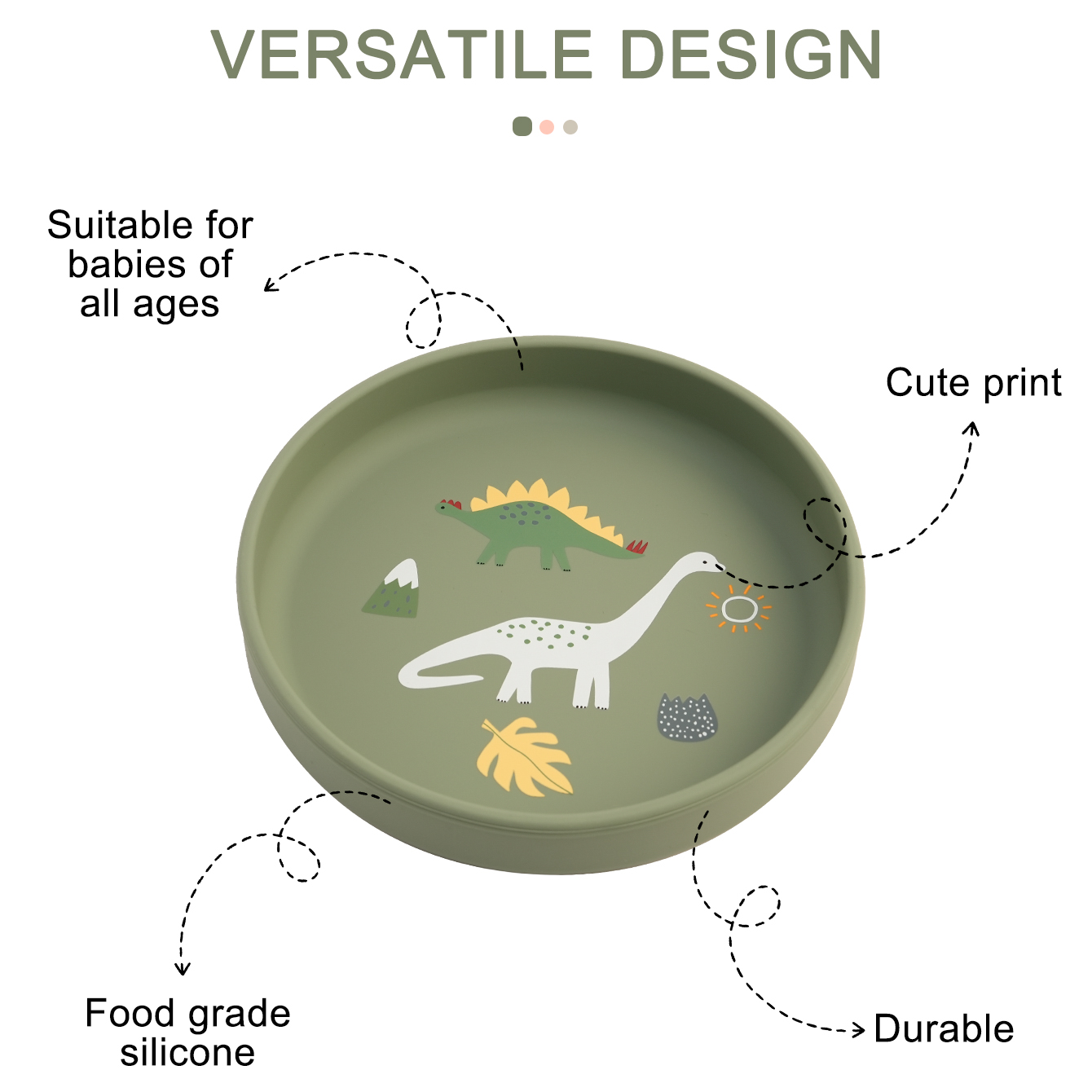 1PCS Baby Silicone Dishes Plat - đánh giá và giá Baby Food Chart