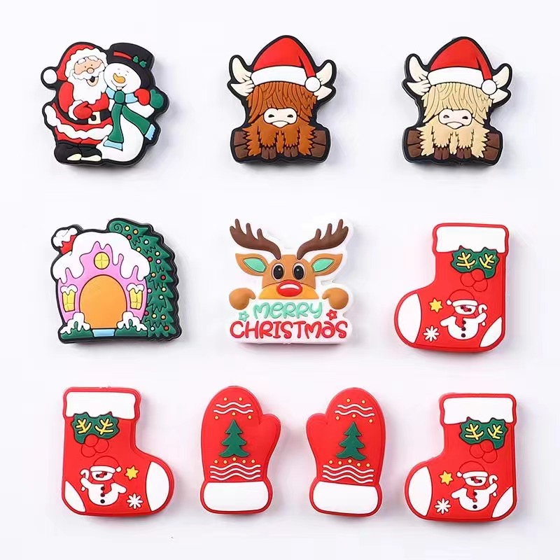 20pcs Silicone Beads Christmas - đánh giá và giá Baby Food Grade