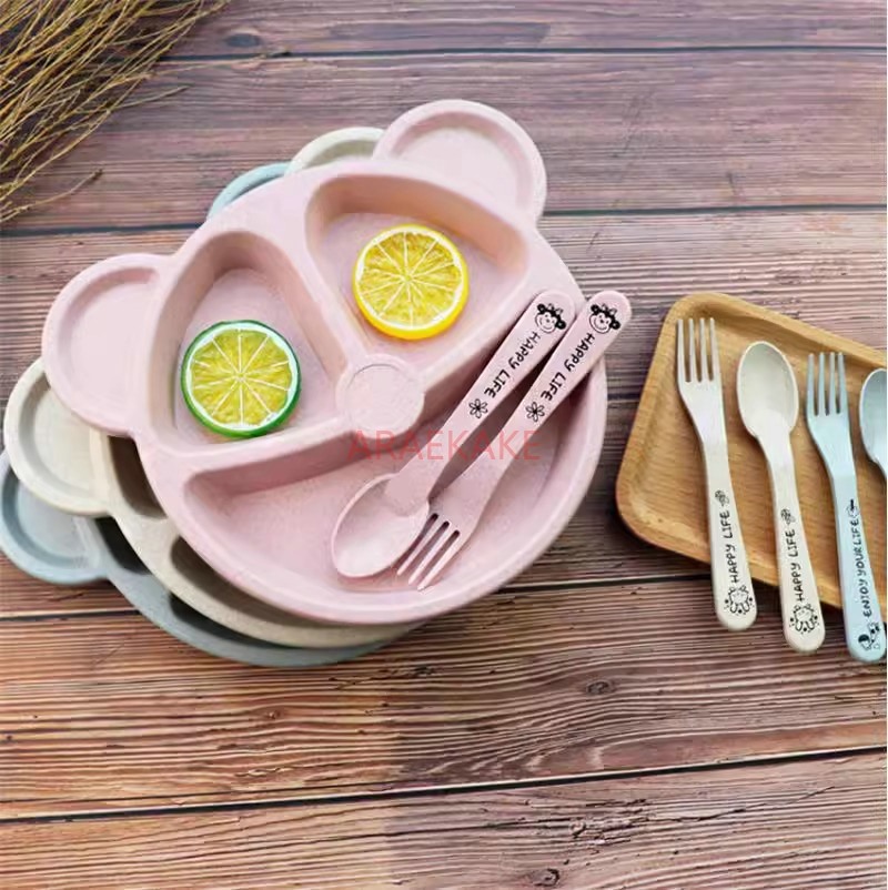 Children's Dining Plate Set Di - đánh giá và giá Baby Food Grade