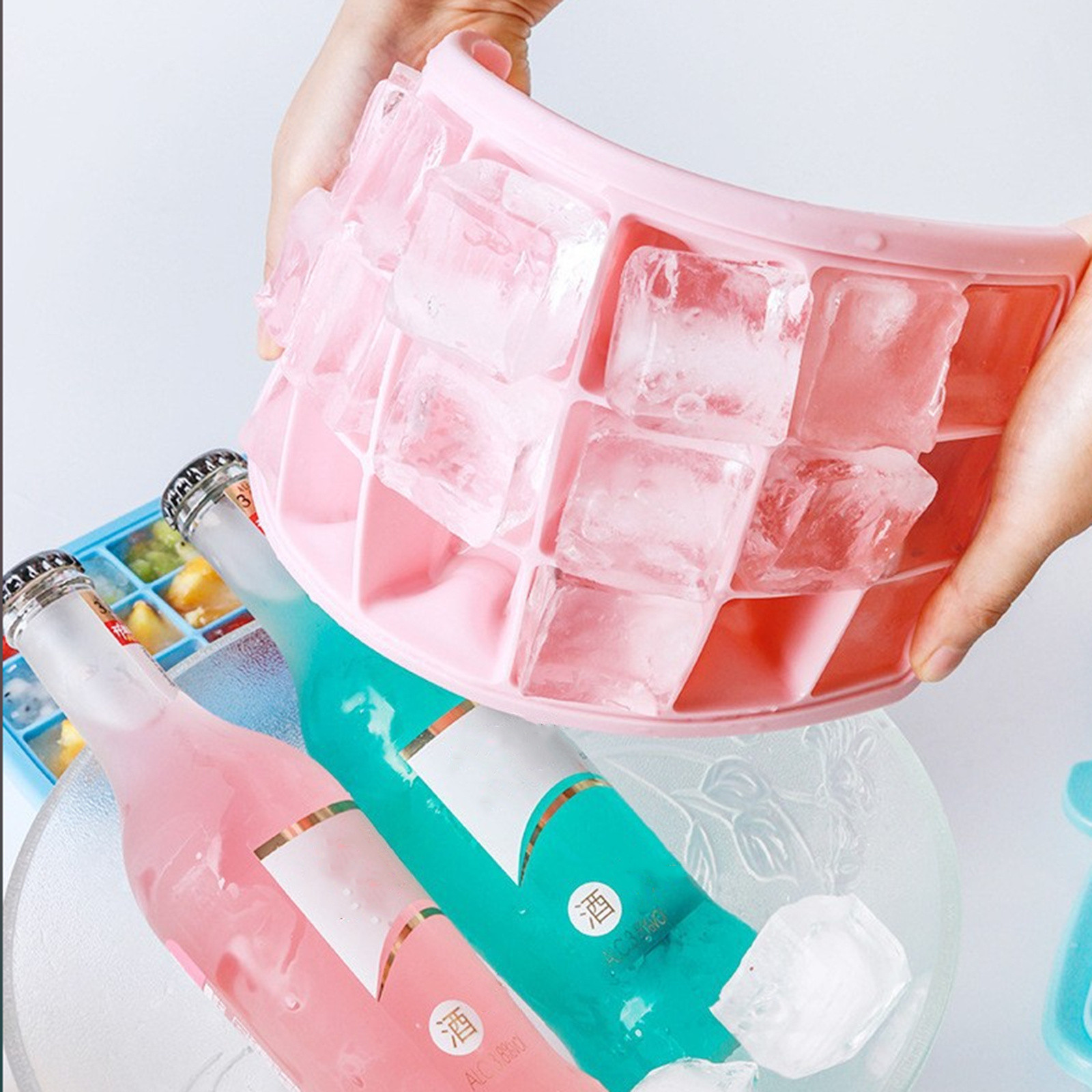 Silicone Ice Cubes Tray with L - đánh giá và giá Baby Food Jelly
