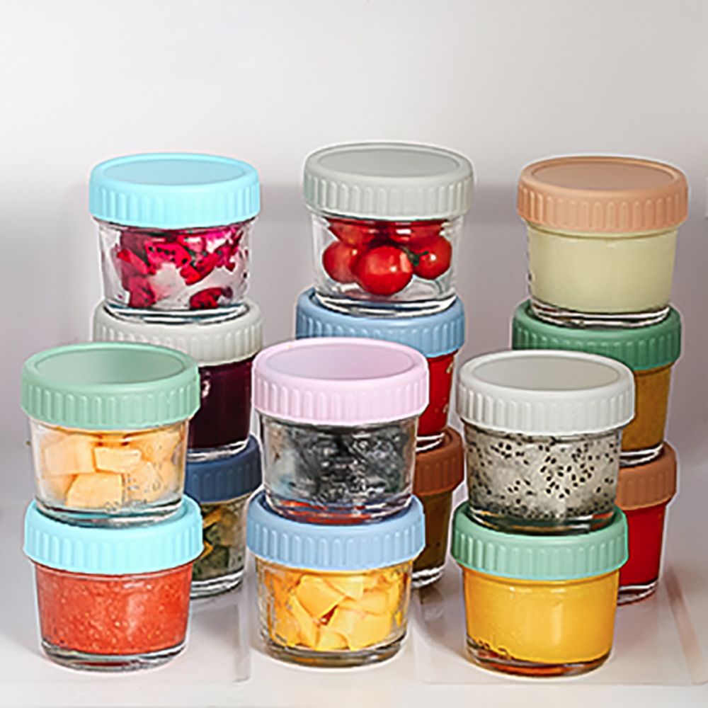 6pcs Glass Baby Food Jar Reusa - đánh giá và giá Baby Food Glass Containers