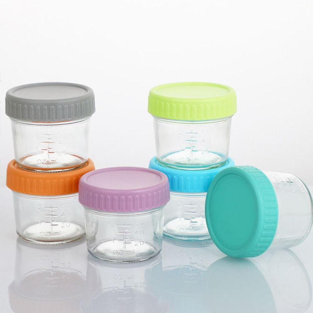6pcs Glass Baby Food Jar Reusa - đánh giá và giá Baby Food Glass Containers