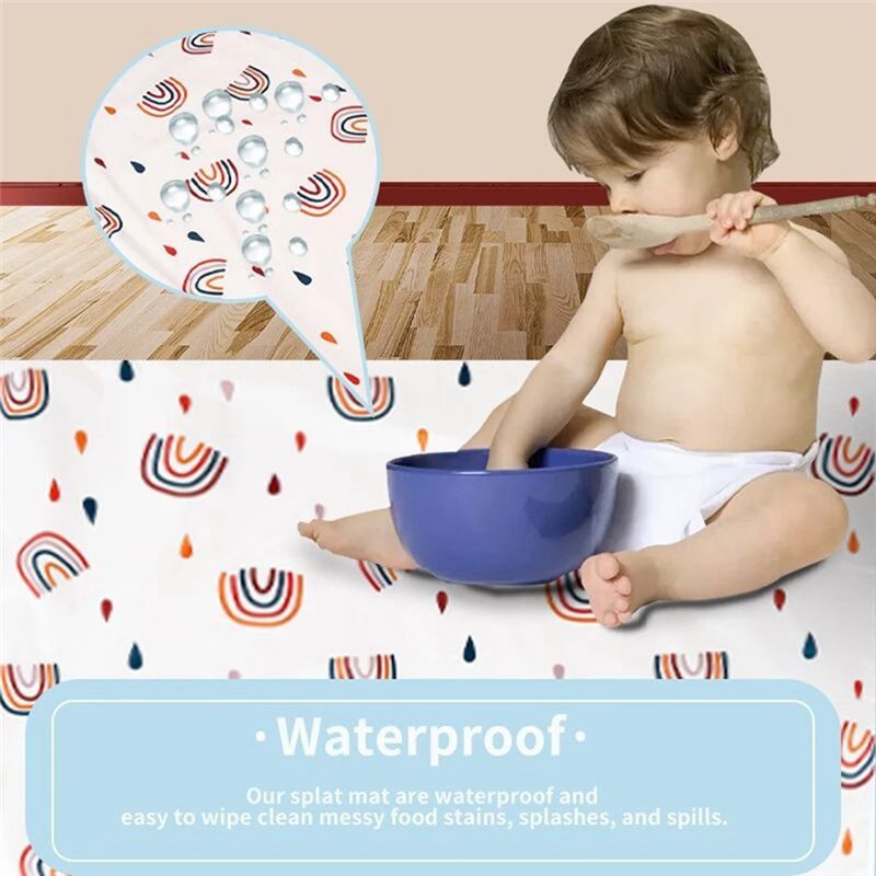 【FLASH DEAL】Anti-Slip Floor Sp - đánh giá và giá Highchair Splash Mat