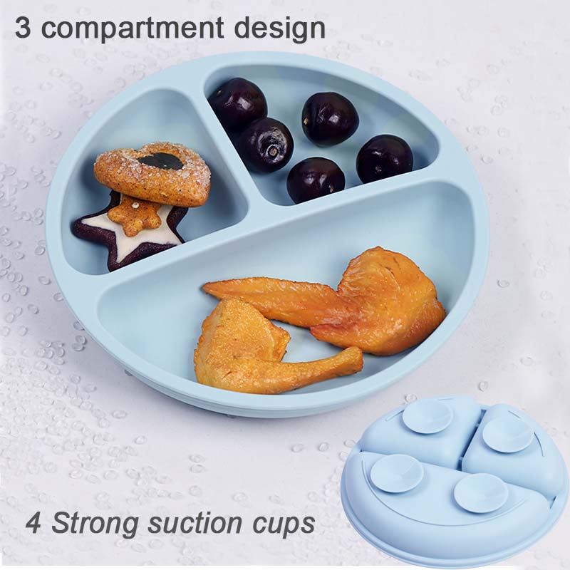 8Pcs Silicone Tableware Set Pe - đánh giá và giá Baby Food Logo