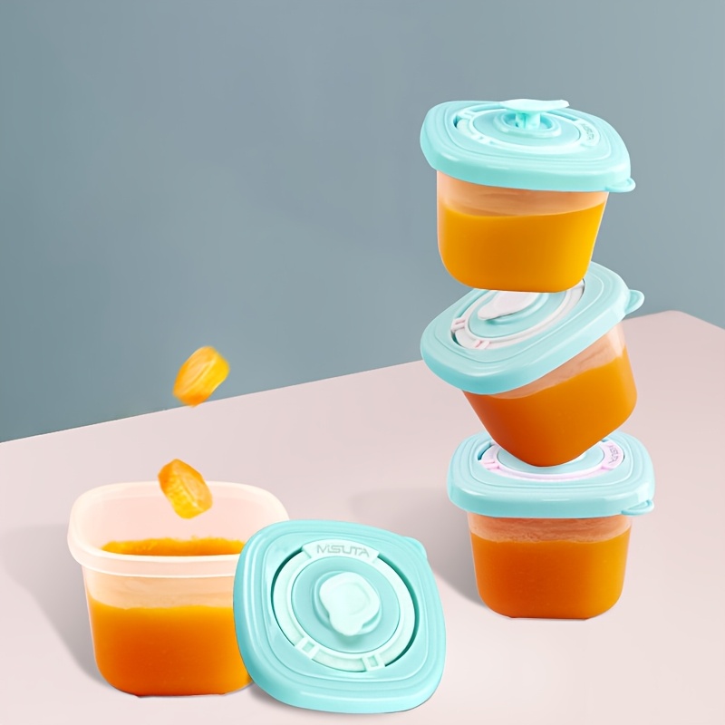 6pcs Sealed Lid Portable Baby  - đánh giá và giá Baby Food On The Go