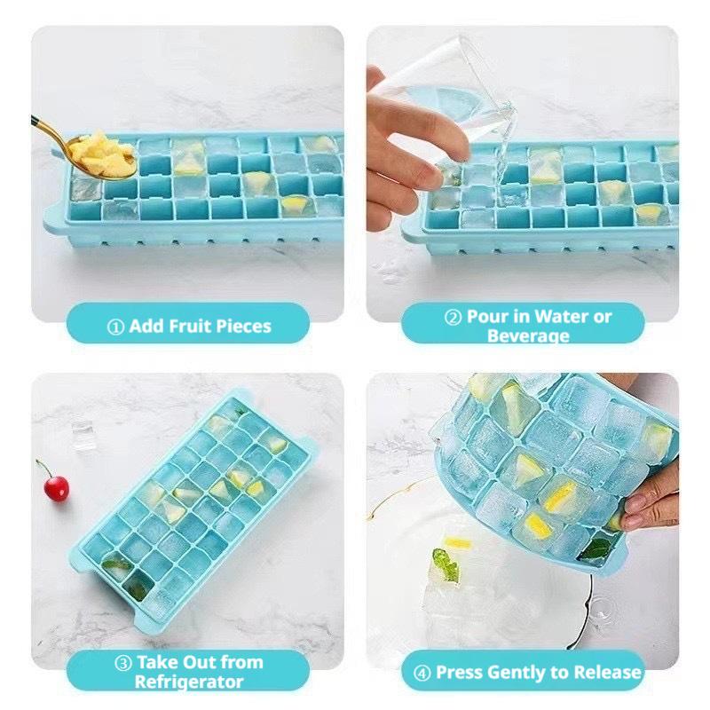 Summer Silicone Ice Cubes Tray - đánh giá và giá Baby Food Jelly
