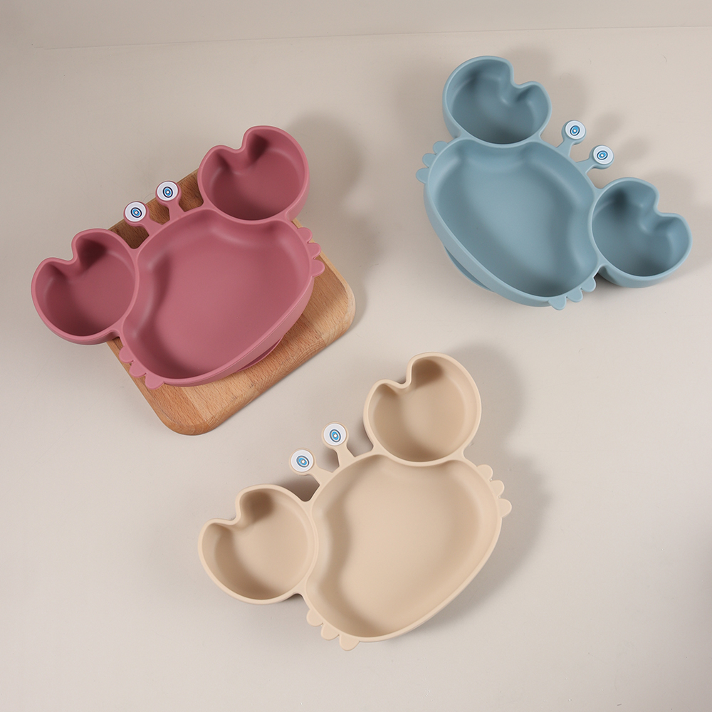 Cute Crab Shaped Silicone Baby - đánh giá và giá Baby Food Chart