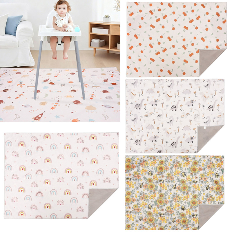 Cartoon Baby High Chair Splash - đánh giá và giá Highchair Splash Mat