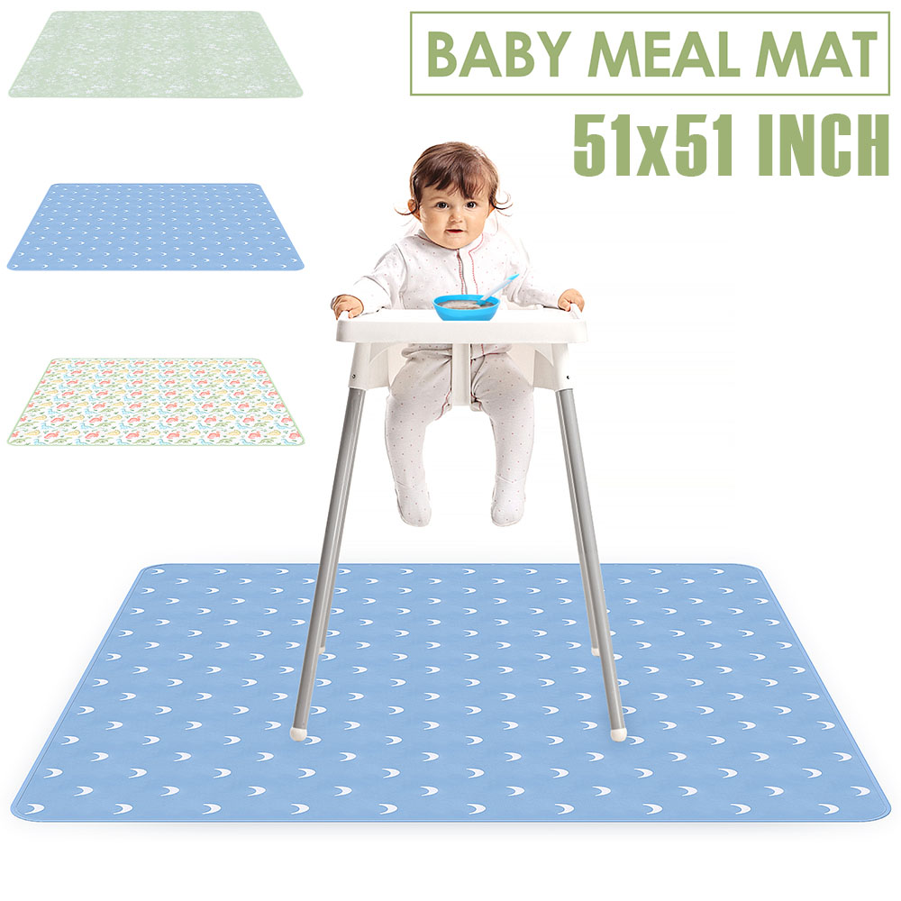 Baby Play Mat 51 Inch Waterpro - đánh giá và giá Highchair Splash Mat