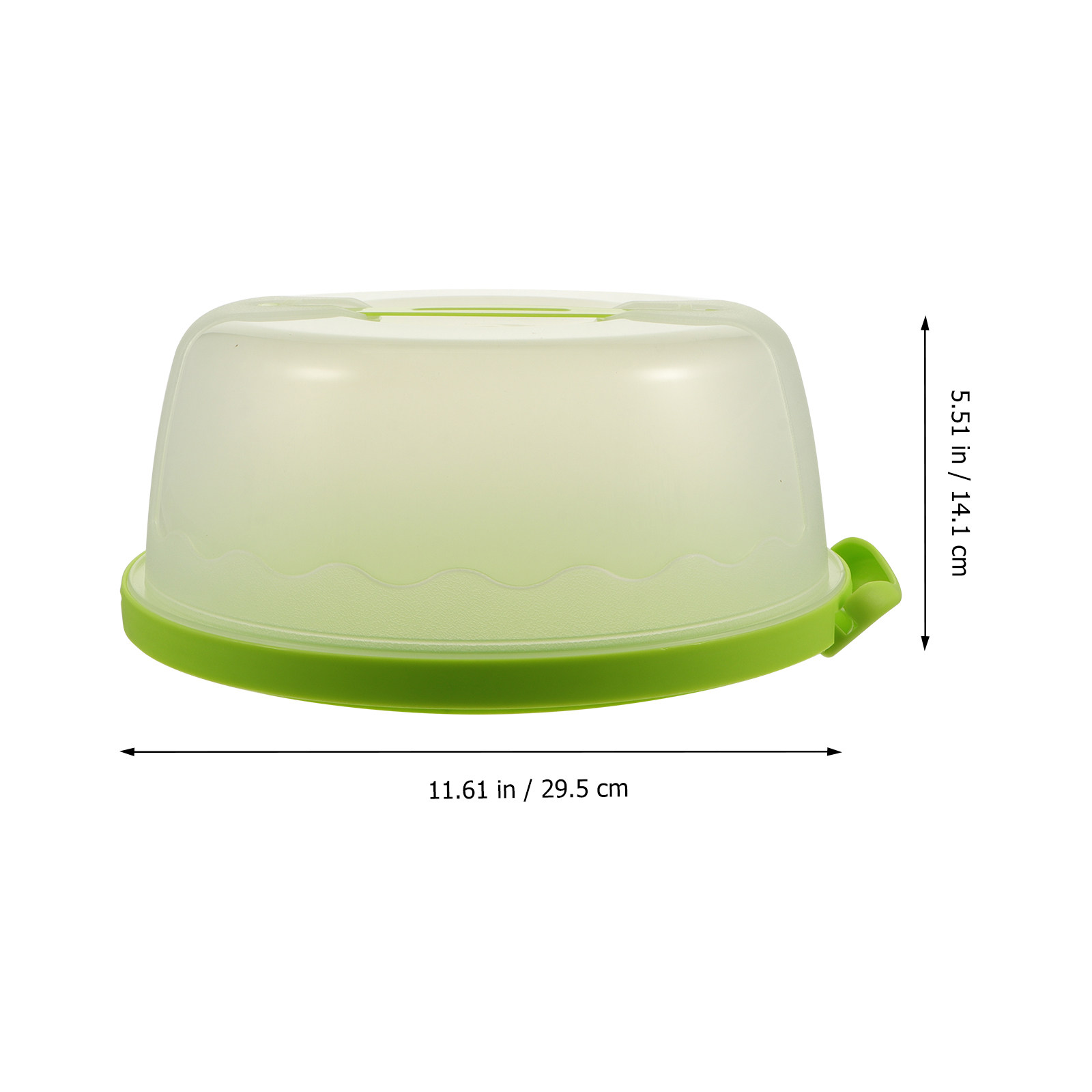 1Pcs 8 Inch Round Transparent  - đánh giá và giá Baby Food Grade
