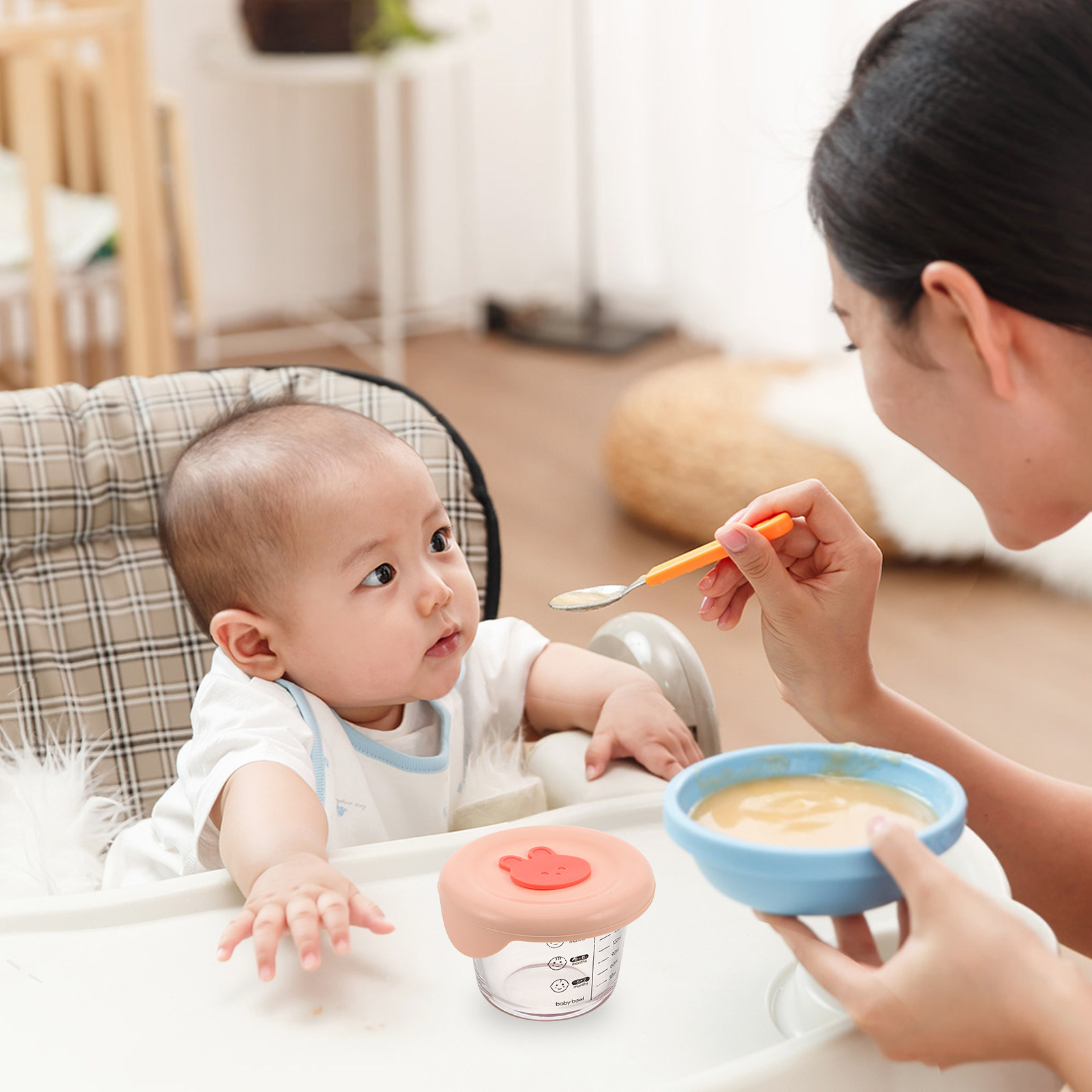 2Pcs Baby Food Storage Contain - đánh giá và giá Baby Food Glass Containers