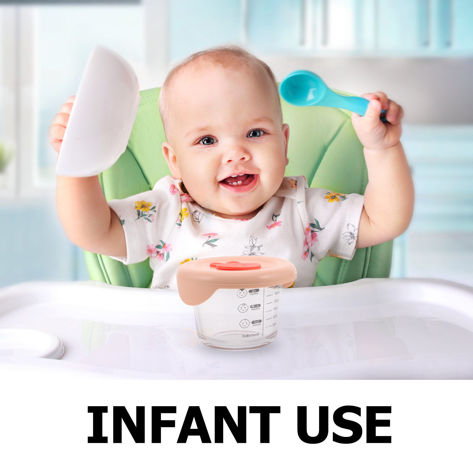 2Pcs Baby Food Storage Contain - đánh giá và giá Baby Food Glass Containers