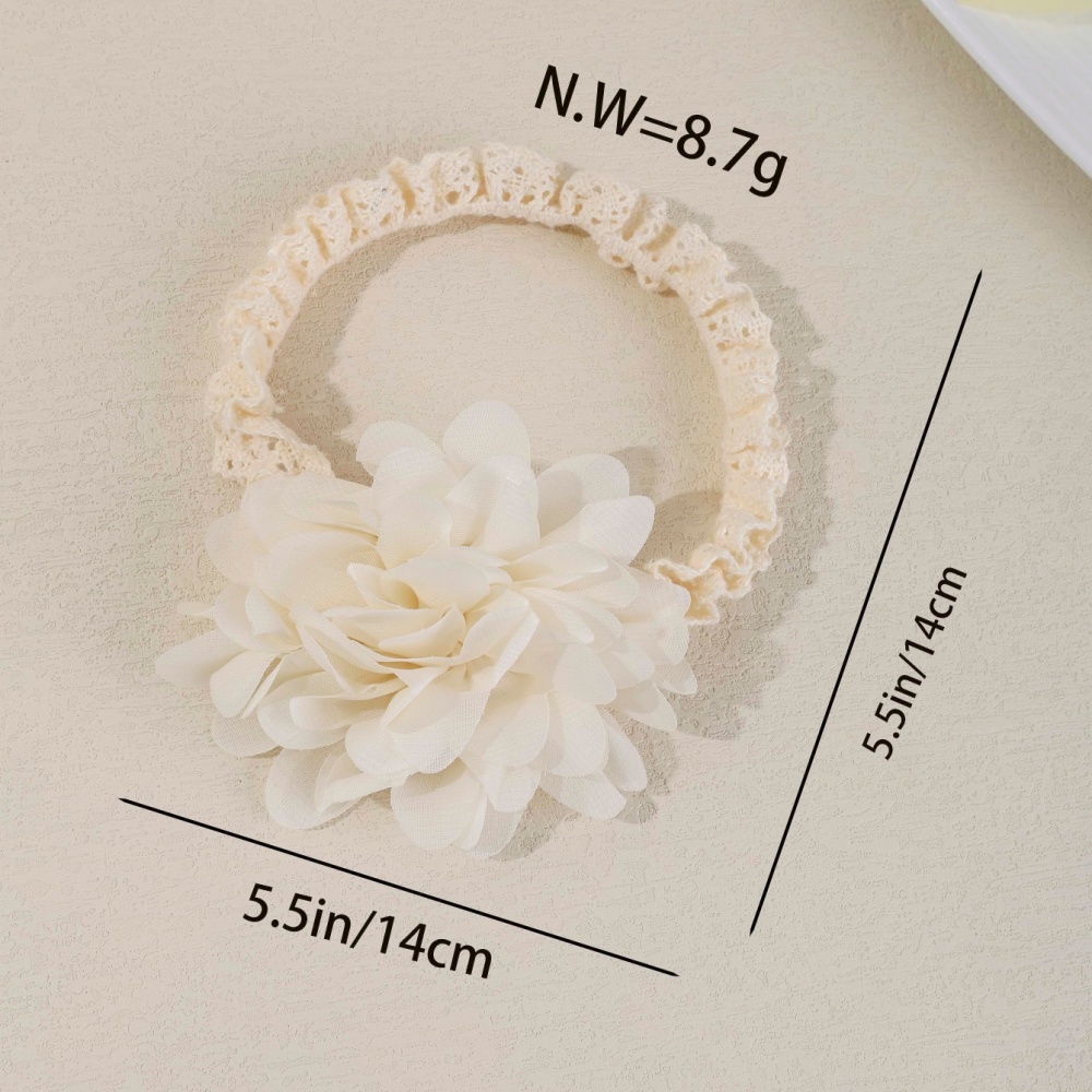 Cream White Lace Flower Bow Ba - đánh giá và giá Baby Food Jelly