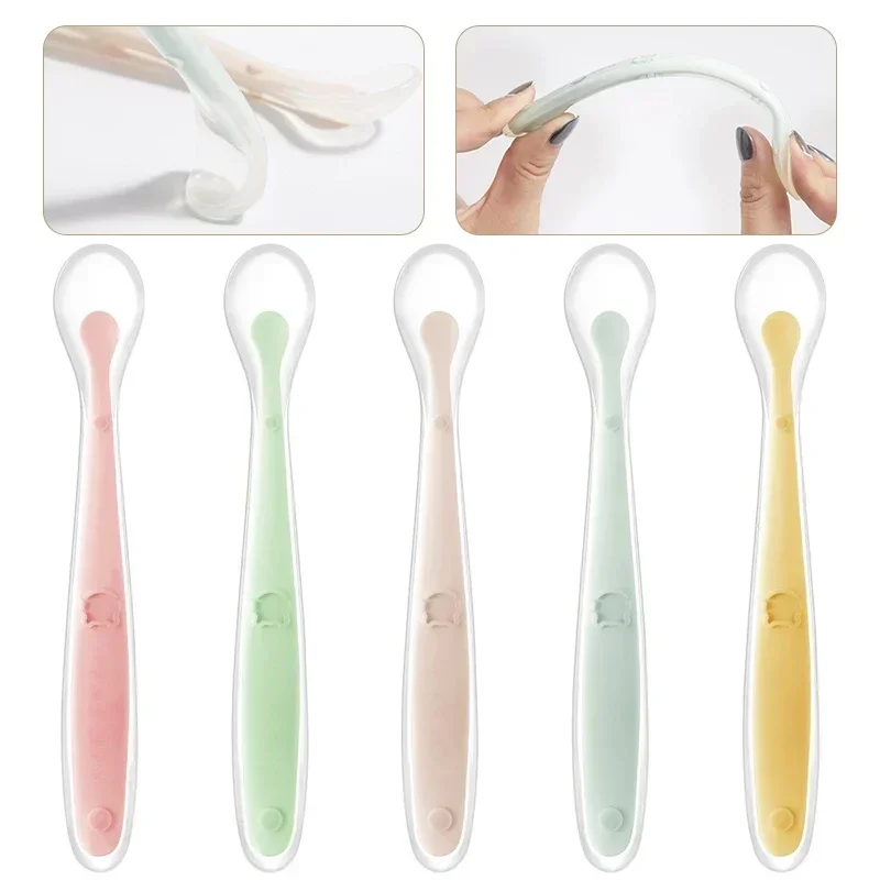 Soft Silicone Baby Spoon Toddl - đánh giá và giá Baby Food Bites