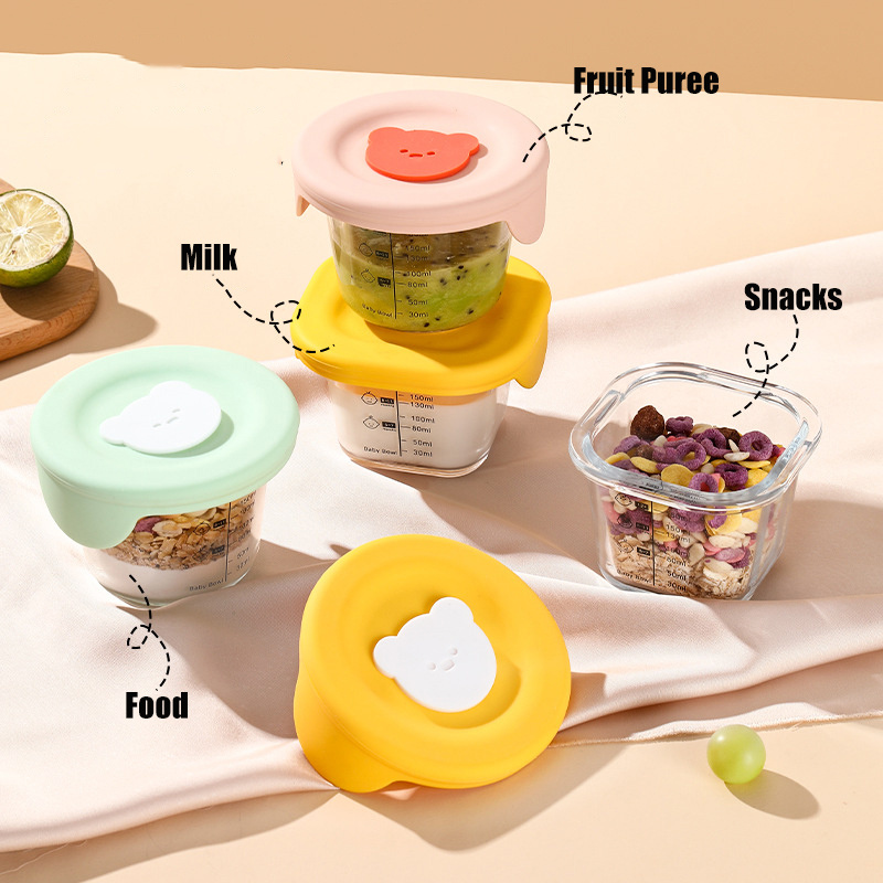 180ml Glass Baby Food Storage  - đánh giá và giá Baby Food Glass Containers