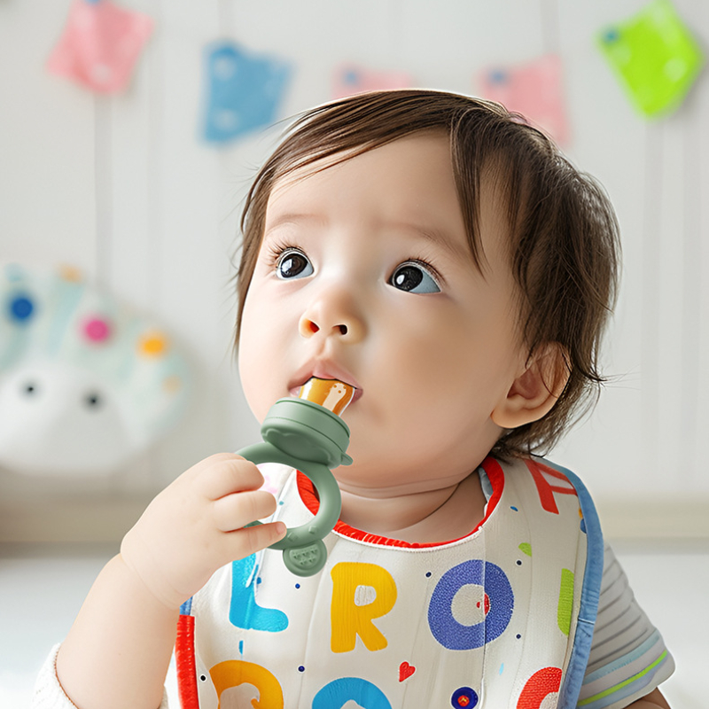 Baby Pacifier Fruit Feeder Wit - đánh giá và giá Baby Food Bites