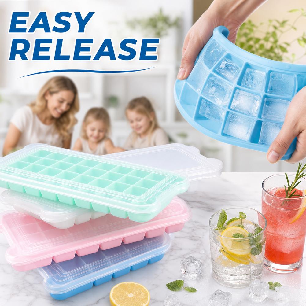 Silicone Ice Cubes Tray with L - đánh giá và giá Baby Food Jelly