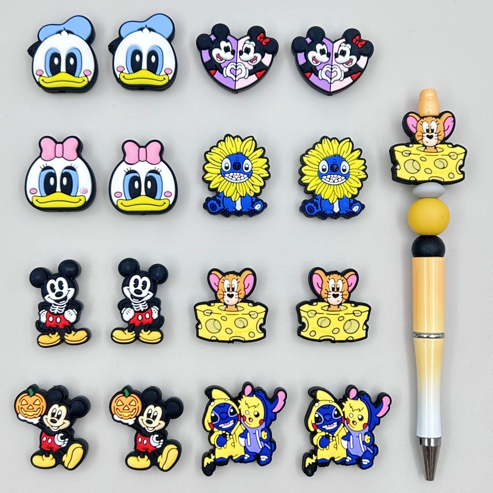 10PC DIY Cartoon Mini Silicone - đánh giá và giá Baby Food Grade