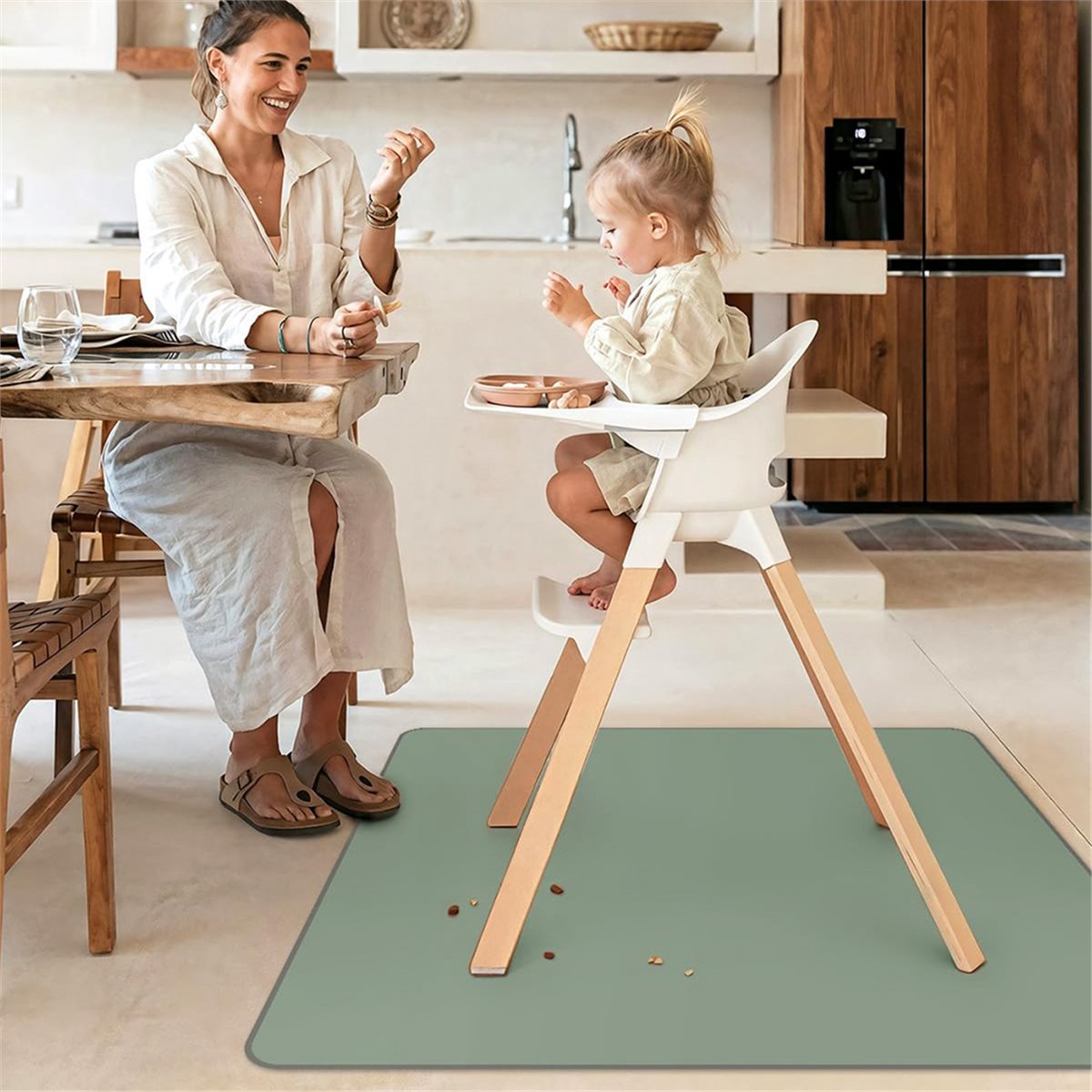 【COUNTDOWN DEAL】 Baby Splat Ma - đánh giá và giá Highchair Splash Mat
