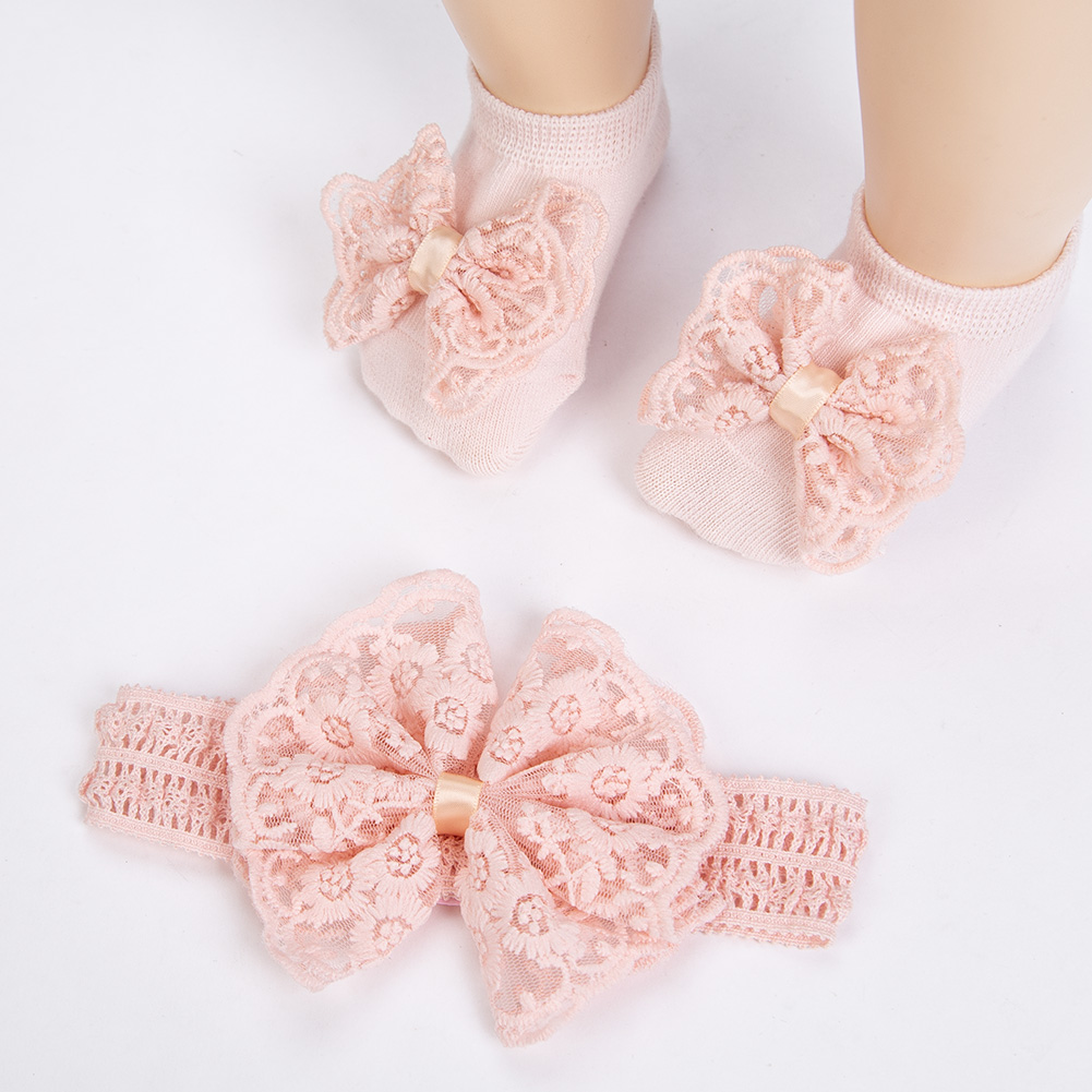 3Pcs/Set Cream Lace Baby Headb - đánh giá và giá Baby Food Jelly