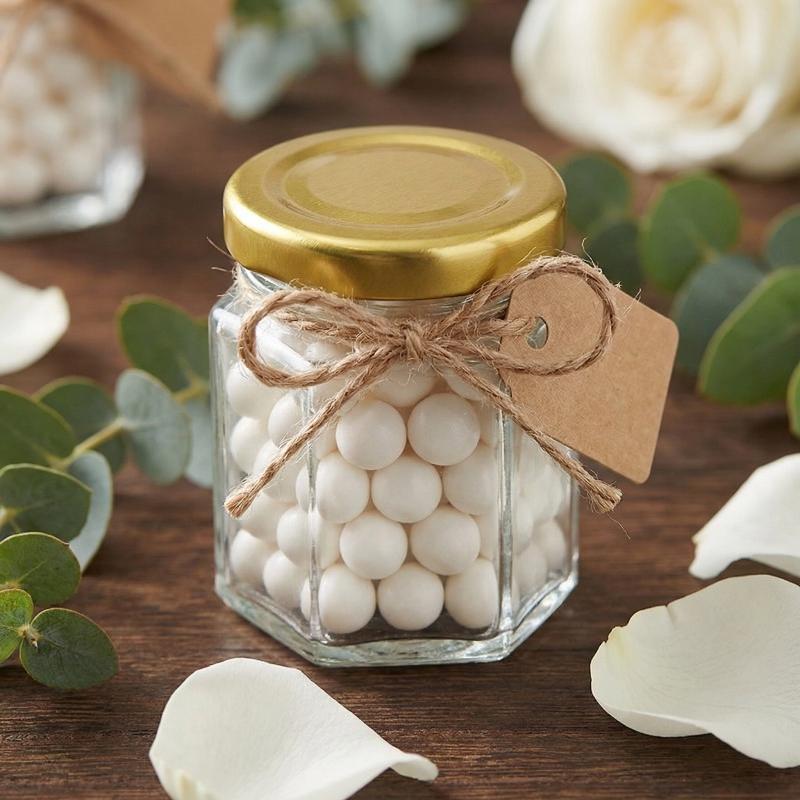 Hexagonal Mini  Jars with  Lid - đánh giá và giá Baby Food Glass Containers
