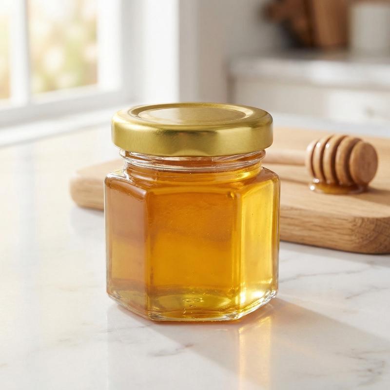 Hexagonal Mini  Jars with  Lid - đánh giá và giá Baby Food Glass Containers