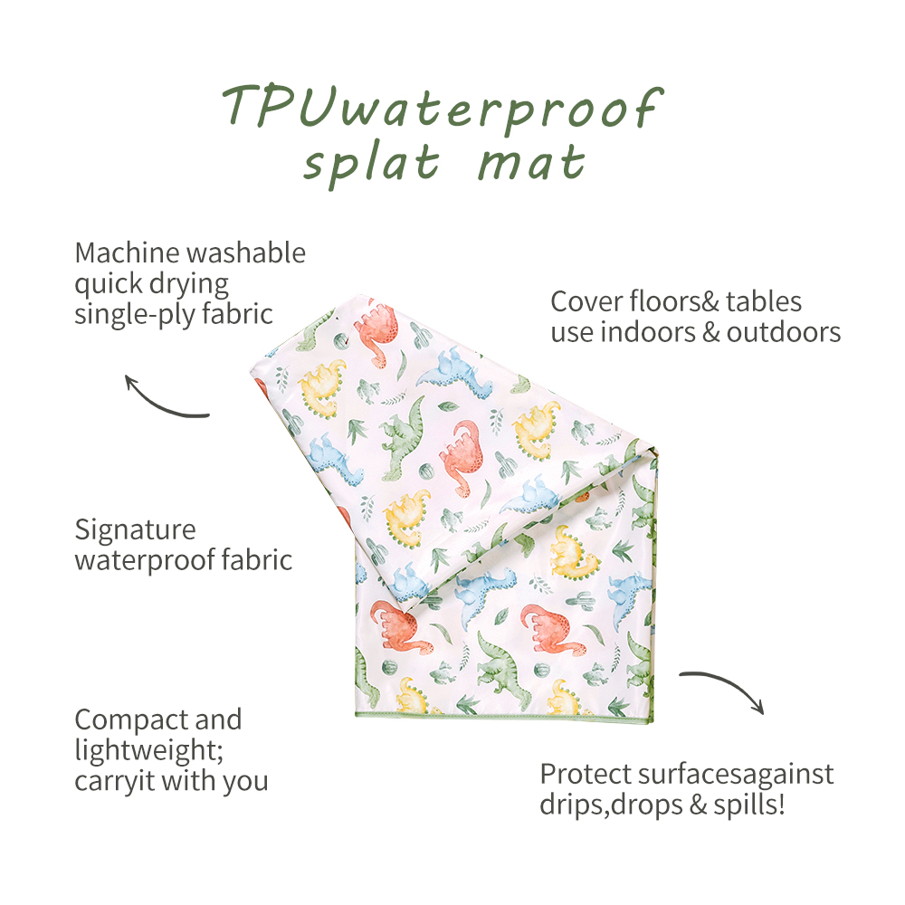 HappyFlute New Fashion Print 1 - đánh giá và giá Highchair Splash Mat