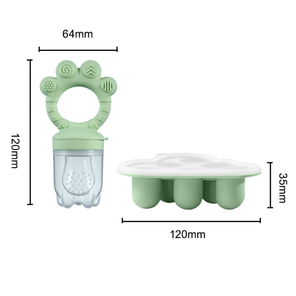 Baby Fruit Food Feeder & Freez - đánh giá và giá Baby Food Chart